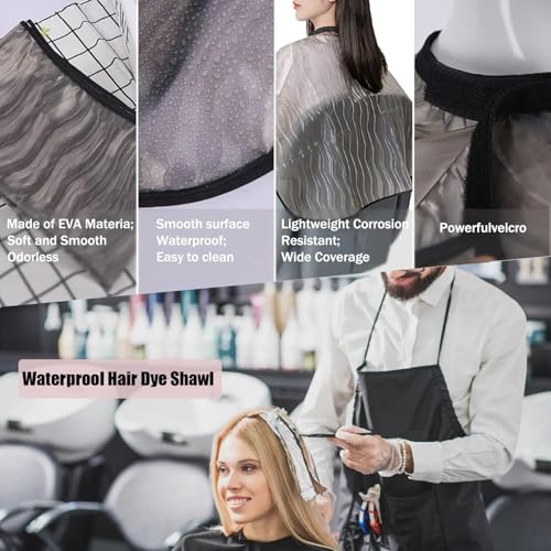 42-Piece Hair Dye Coloring Kit with Accessories for DIY Salon Use