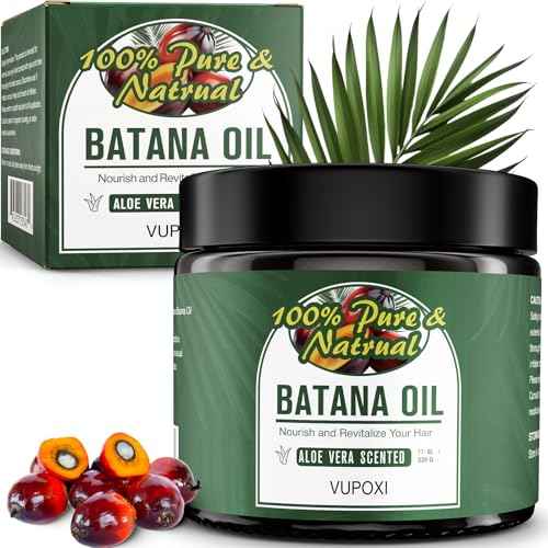 Batana Oil for Hair Growth - Dr. Sebi Pure batana oil from Honduras - Unrefined Raw hair oil Prevents Hair Loss - Promotes Hair Thickness - 100% Natural Organic - 7.7 Fl OZ