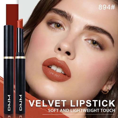 Brick Red Velvet Matte Lipstick - Long Lasting Waterproof