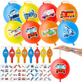 Emergency Vehicle Party Favors Set 72-Piece with Balloons & Tattoos