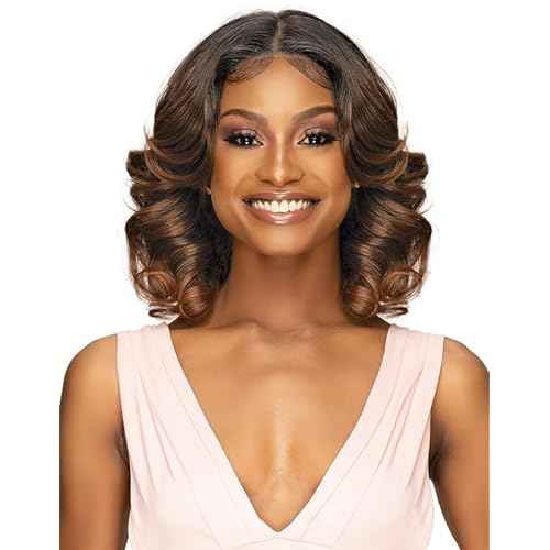 Janet Collection HD Swiss Lace Front Wig Melt Hand-Tied 13X6 Frontal Part Lennon (OET1B/30)