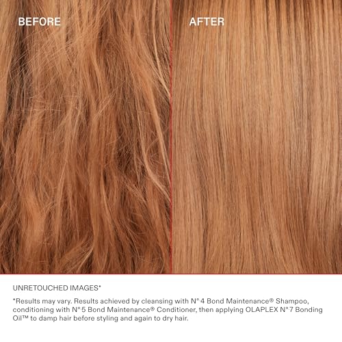 Olaplex N¨¬. 7 Bonding Oil: High Shine | Heat Protectant, Visibly Smooths & Softens Hair, Added Color Vibrancy, Up to 72 Hour Frizz Control | For Coily, Curly, Straight, and Wavy, 30 mL / 1.0 Fl Oz