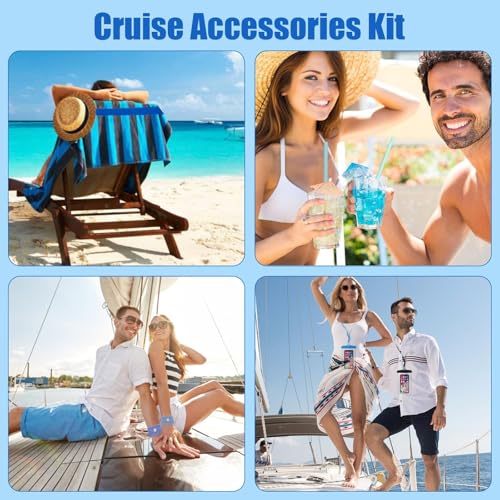 Cruise Essentials Kit 22-Pc Set with Power Strip & Magnetic Hooks