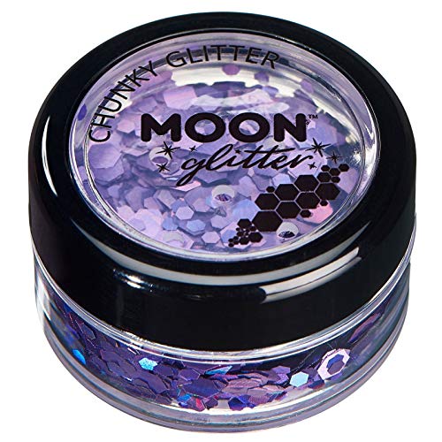 Moon Glitter Holographic Chunky Glitter Purple 0.10oz
