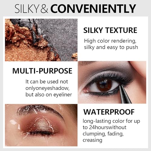 2-in-1 Eyeshadow & Eyeliner Stick - Waterproof Cream Twist-Up Pen