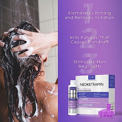 Medicated Anti Dandruff Shampoo for Men & Women | Scalp Psoriasis Relief