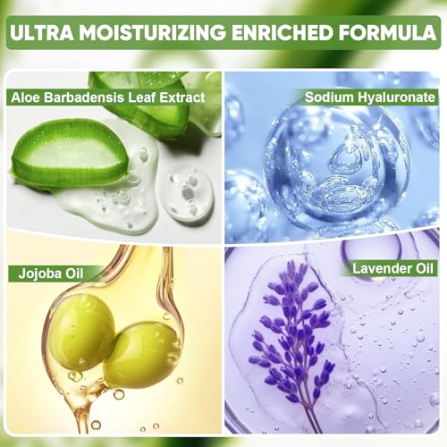 TEAWOO 8 Pairs Moisturizing Foot Masks with Aloe Vera & Jojoba Oil