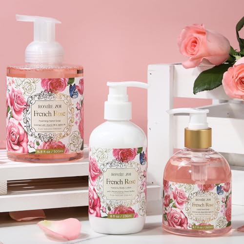 ROMIIE ZOI Liquid Hand Soap with Gift Box - French Rose - 260ml/ 8.7 fl.oz