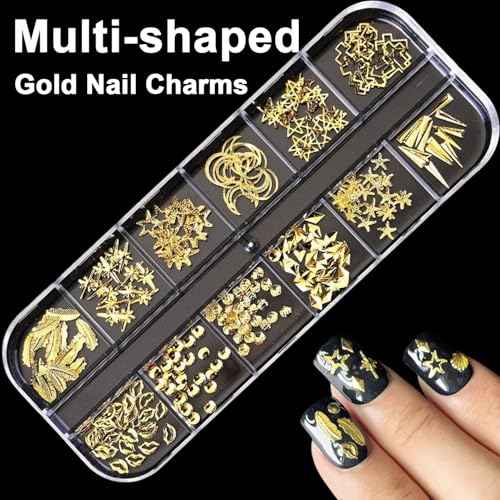 Nail Art Charms and Gems, 8 Boxes of 3D Nail Rhinestones Kit, Multi-Size of Nail Jewels Accessories Flatback Nail Pearls Multi Shape Nails Crystals Resin Nails Decor Supplies with Tools