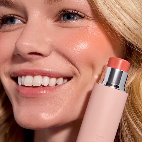 EarthsCure Cream Blush Stick Malibu Sunrise Peach Coral