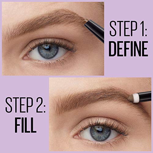 Maybelline Express Brow 2-in-1 Pencil & Powder, Medium Brown