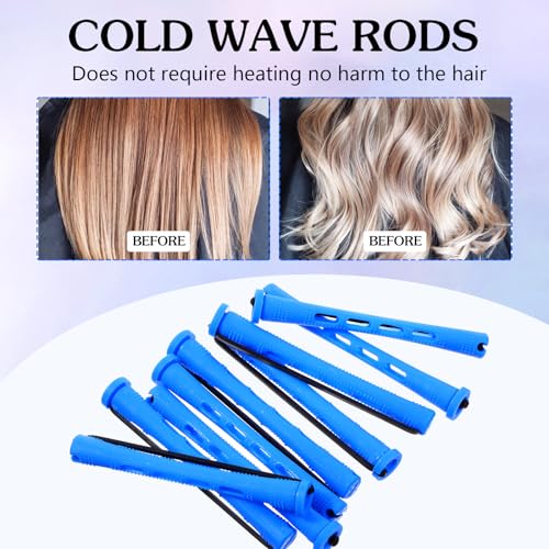 Bremorou 20 Pcs Small Perm Rods for Short Hair - DIY Curling Tools