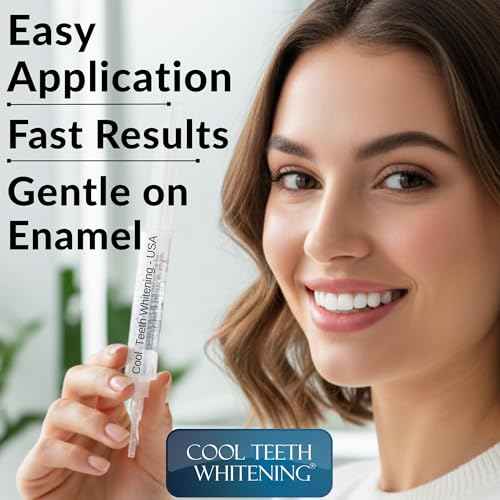 Teeth Whitening Gel for Trays – Pro Strength 44% Carbamide Peroxide, 5 Syringes (50 Uses) + 2 Trays, Enamel Safe Teeth Whitener, Removes Coffee, Wine & Tobacco Stains, at-Home Pro Whitening Kit