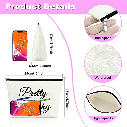 Colored Pencils Artists Gift Makeup Bag Artist Paint Lover Gifts Cosmetic Bag Artist Painter Gift Funny Art Student Graduation Gifts Christmas Birthday Present for Women Friend Girls Travel Pouch