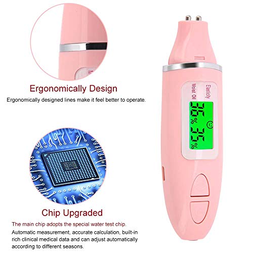 Portable Digital Skin Moisture Analyzer with LCD Display