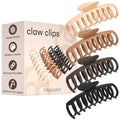 FRAMAR Extra Large Claw Clips for Thick Hair | Matte Finish