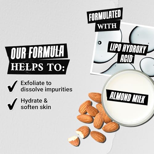 Kiehl's Daily Refining Milk-Peel Toner, Gentle Exfoliating Facial Toner, Refines Skin Texture, Brightens & Softens Skin, Restores Moisture, with Lipo-Hydroxy Acid & Almond Milk - 6.8 fl oz