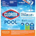 Clorox Pool Shock XTRABLUE Plus 6-Pack - Fast Dissolving