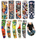Kids Temporary Tattoo Sleeves - 10pcs Fake Slip-On Arm Sunscreen