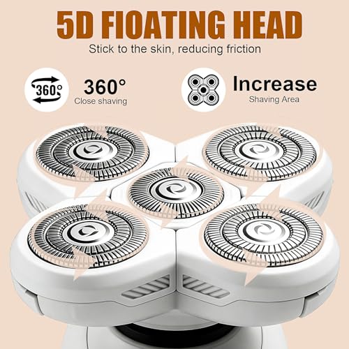 White Head Shavers for Freebird FlexSeries Women’s Razor Replacement Blades - 2 Pack