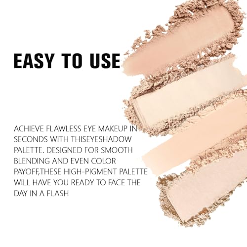 Vanilla Nude Eyeshadow Palette - 4 Matte & Shimmer Shades