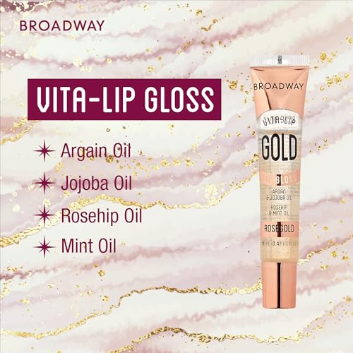 Ruby Kisses Broadway Vita-Lip Gloss 10 Pack - High Shine Hydrating