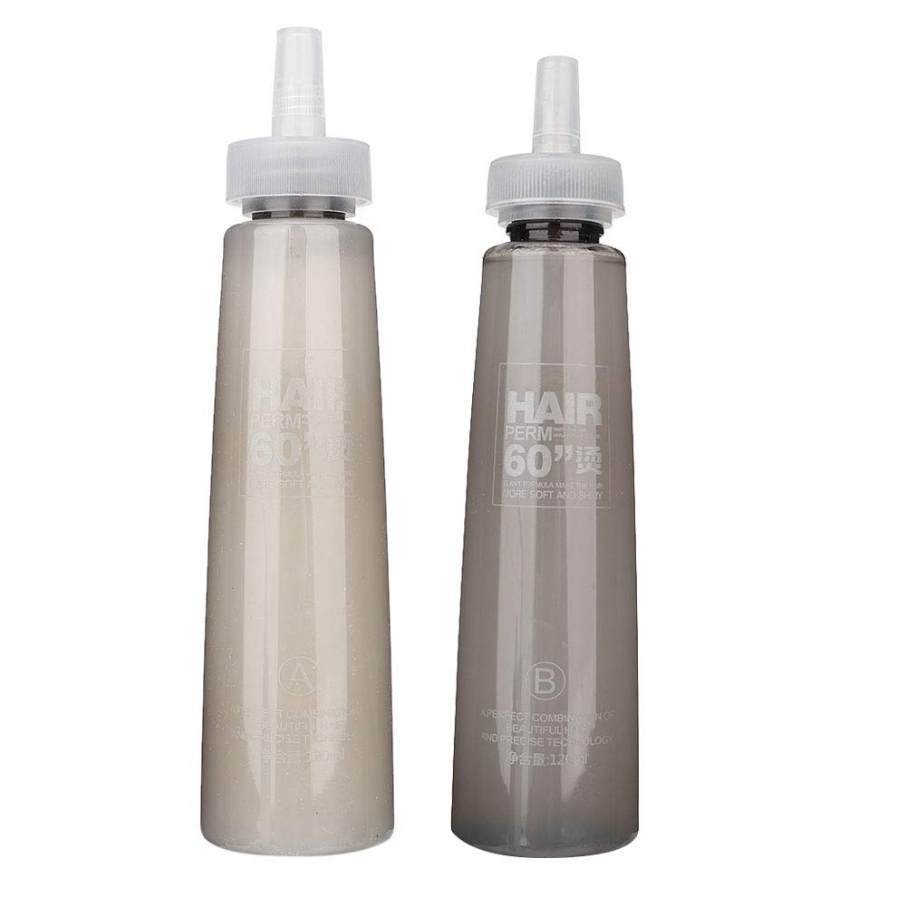 Gemer Perm Water, Reusable Neutral Professional Hair Perm Liquid, Lasting 120Ml for Hair Salon Home Use