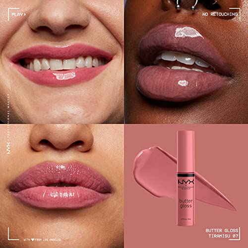 NYX Butter Gloss Lip Gloss 2-Pack - Tiramisu & Vanilla Cream Pie