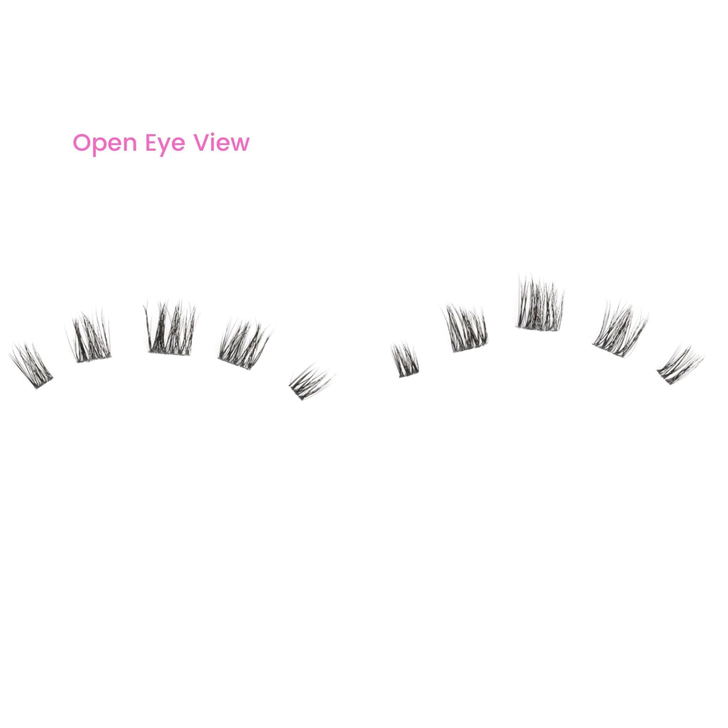 Classic Lash Extension Look DIY Lashes by SoCal Beauty - Salon-Quality Individual Lash Set - Reusable, Cruelty-Free, Easy Application