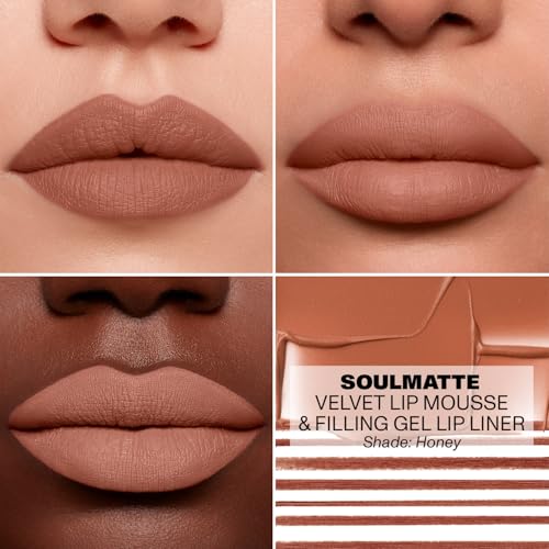MORPHE Soulmatte Honey Lip Duo - Matte Lipstick & Liner