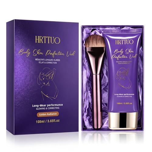 Waterproof Tattoo Cover Up Makeup with Brush – Full Coverage Body Concealer