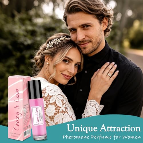 Crazy Love Pheromone Roll-On Perfume for Women, 10mL