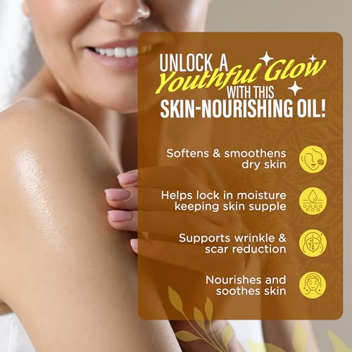 Organic Castor Oil by GuruNanda - 100% Pure & Cold Pressed (8 Fl oz)