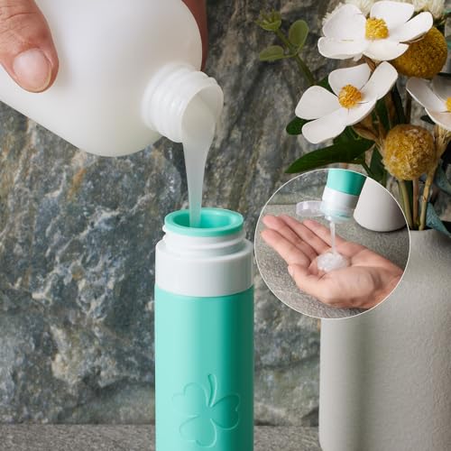 INSFIT Green Travel Bottles 23 Pack TSA Approved Leak-Proof Toiletry Set