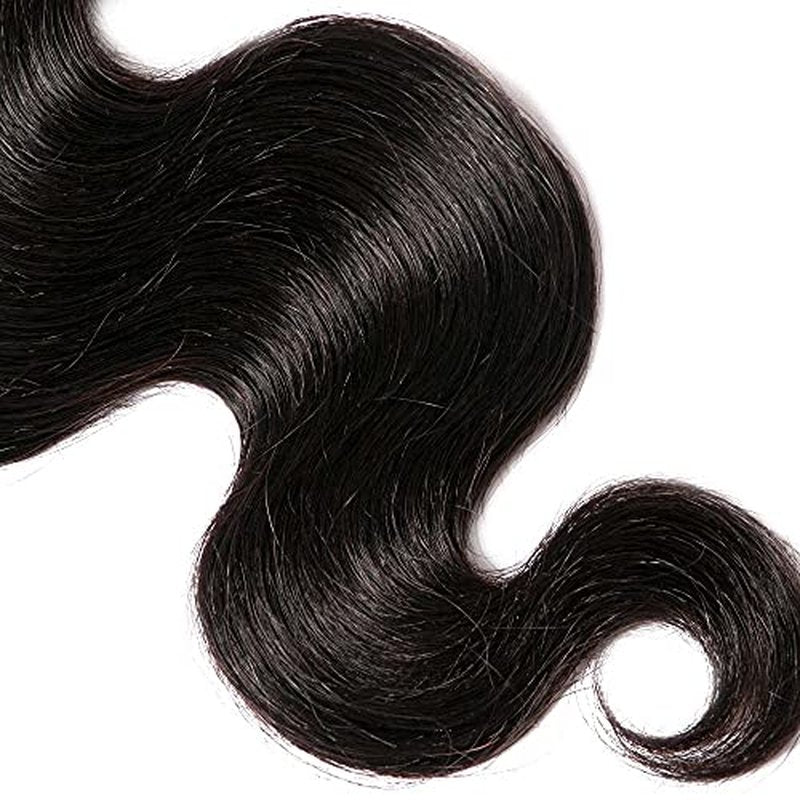 Body Wave Human Hair Bundles - 12 Inch Virgin Brazilian Hair