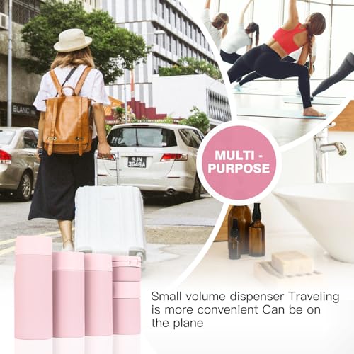 5-Pack TSA Approved Travel Bottles - Leak Proof Toiletry Containers