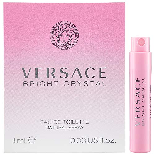 Versace Bright Crystal Eau De Toilette Mini Perfume Sample Vial for Women
