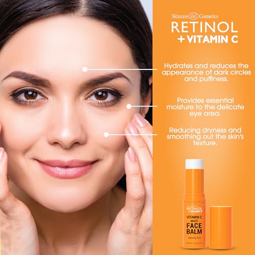 LIVAURA Retinol + Vitamin C Face Balm ? Powerful Anti-Aging Moisturizer for Radiant, Youthful Skin, This Multi Balm Stick Hydrates, Reduces Fine Lines, and Boosts Glow for a Beautiful Complexion