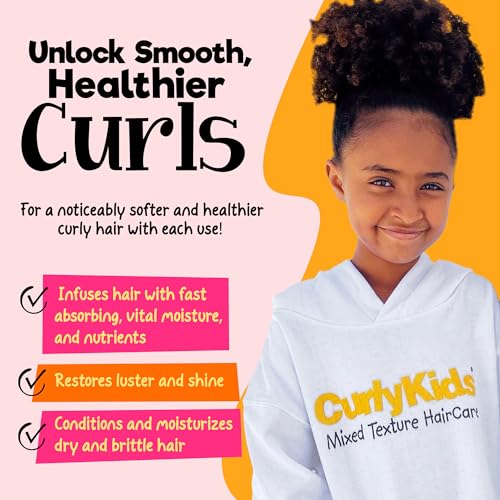CurlyKids Hair Detangler Conditioner for Curly & Wavy Hair