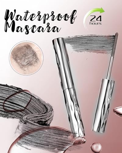 Iron Wand Waterproof Mascara for Volume & Length - No Clumping, Long-Lasting
