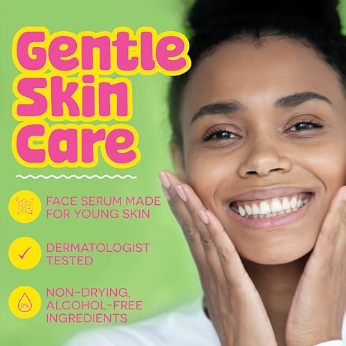 BeYOUtiful Vitamin C Face Serum, Easter Basket Stuffers, Preppy Skin Care for Tweens and Kids, Acne Treatment Brightening Moisturizer for Girls and Boys, 1.35 fl oz, Easter Gifts