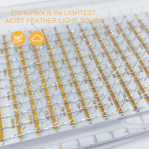 CC Curl Lash Extensions 9-18mm Mixed Holographic Tinsel