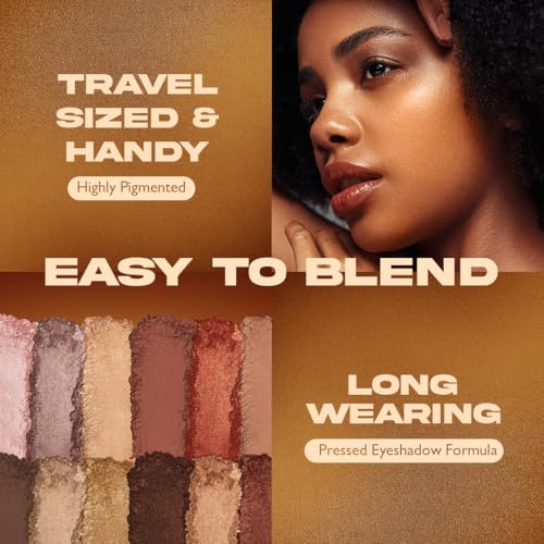L.A. COLORS 12 Color Eyeshadow Palette, Surreal C69012 (Pack of 2)