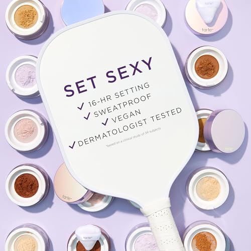 tarte creaseless setting powder ? Loose Face Powder, Lightweight Oil-Absorbing Formula for Longwear Finish, Vegan & Cruelty Free