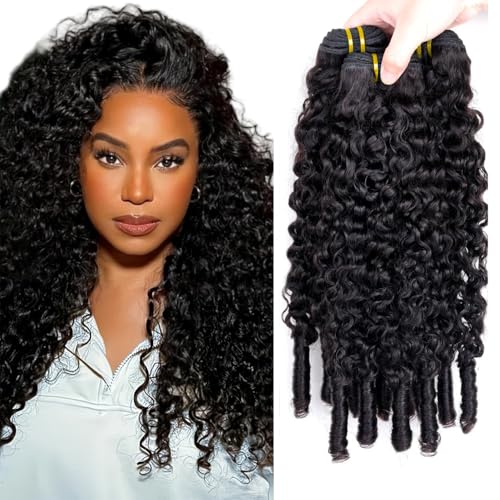 Burmese Curly Human Hair Bundles 24 26 28 Inch 300g