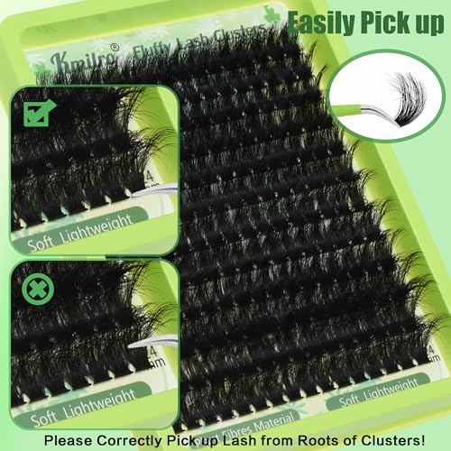 Lash Clusters 180D+240D Thick Eyelash Extensions 432Pcs