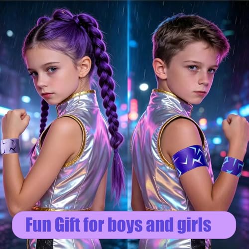Kpop Slap Bracelets - 24 Pcs Music Themed Party Favors