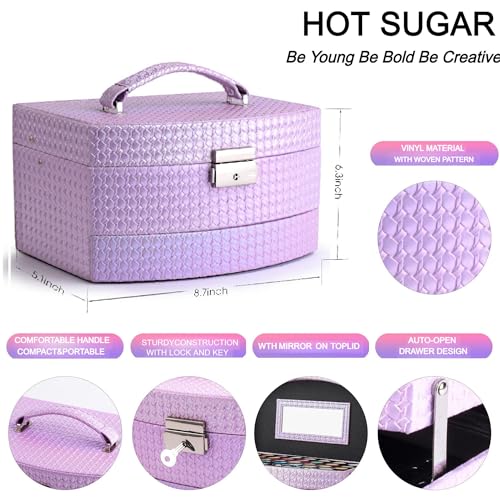 Hot Sugar 31-Piece Makeup Kit with Train Case for Teens