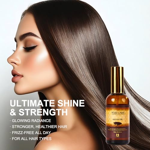 Moroccan Argan Oil Hair Treatment - Anti-Frizz & Repair, 3.4oz
