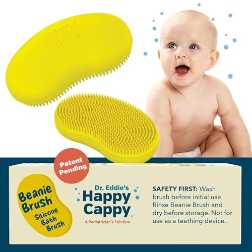 Happy Cappy Beanie Brush - Gentle Cradle Cap & Dandruff Scalp Scrubber